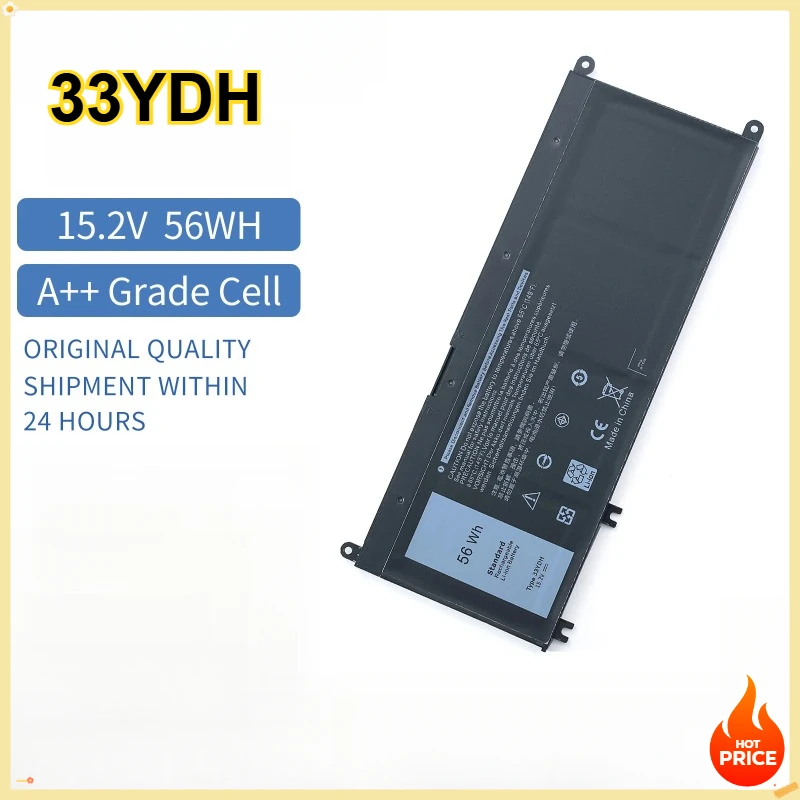 

33YDH PVHT1 99NF2 81PF3 Laptop Battery For Dell Inspiron 15 7577 17 7773 7778 7779 7786 13 3380 14 3490 15 3580 15 3590