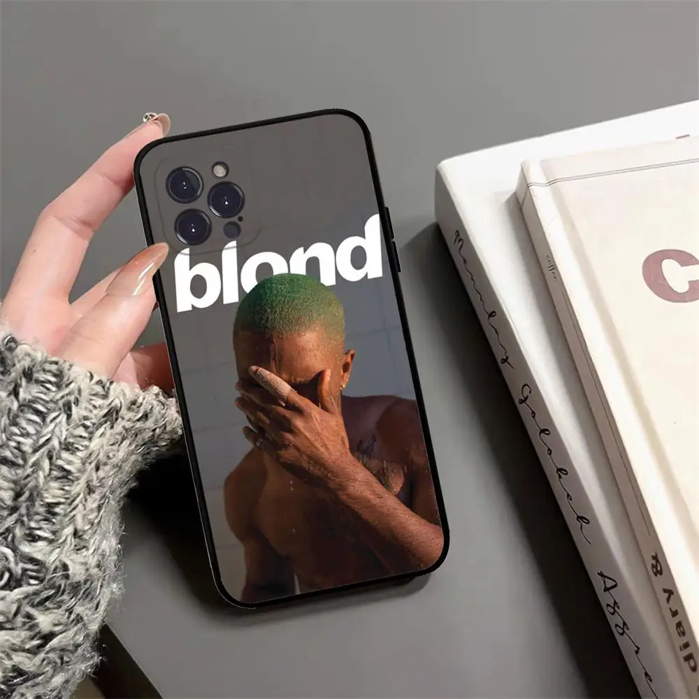 Frank Blonde Oceans Phone Case For iPhone 15 14 13 12 Mini 11 Pro XS Max X XR SE 6 7 8 Plus Soft Silicone Cover