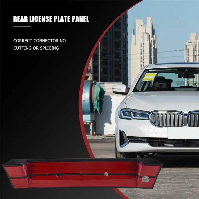 Car Rear License Plate Panel Bracket Frame Rear Number Frame For-BMW 5 SERIES E34 M5 525I view 3