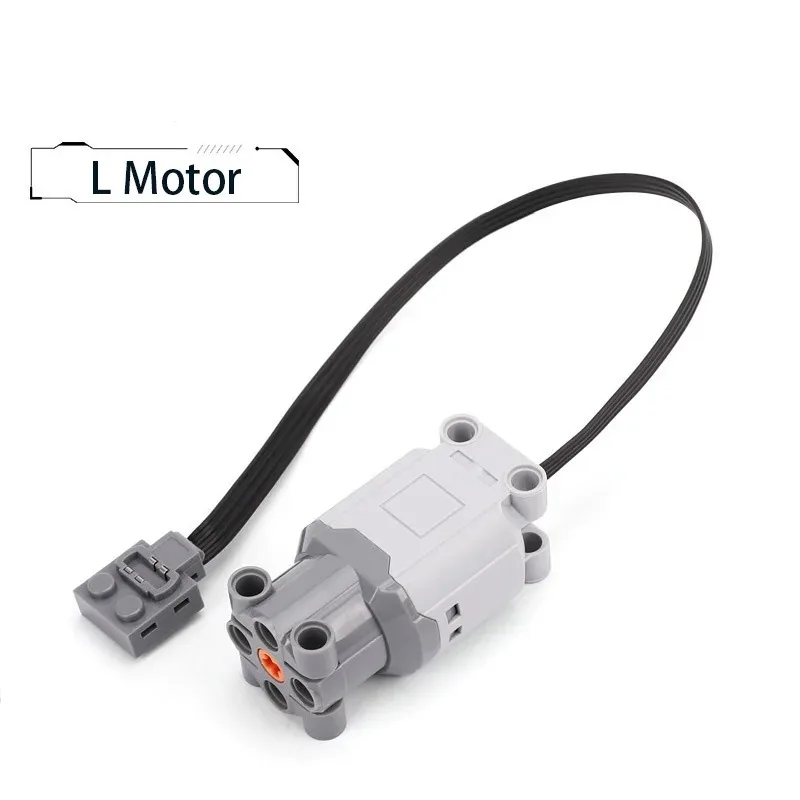 Elektrische motorset de auto Afstandsbediening Accubak Schakelaar met led-licht Power Functie MOC Bouwstenen Auto's Motorspeelgoed
