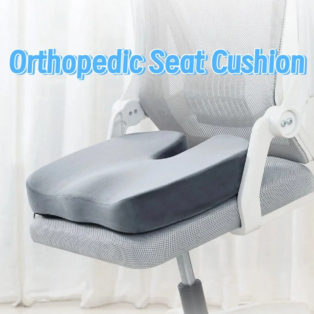 مريح البواسير وسادة مقعد انتعاش بطيء عدم الانزلاق كرسي مكتب وسادة تنفس العالمي وسادة مقعد العظام طالب