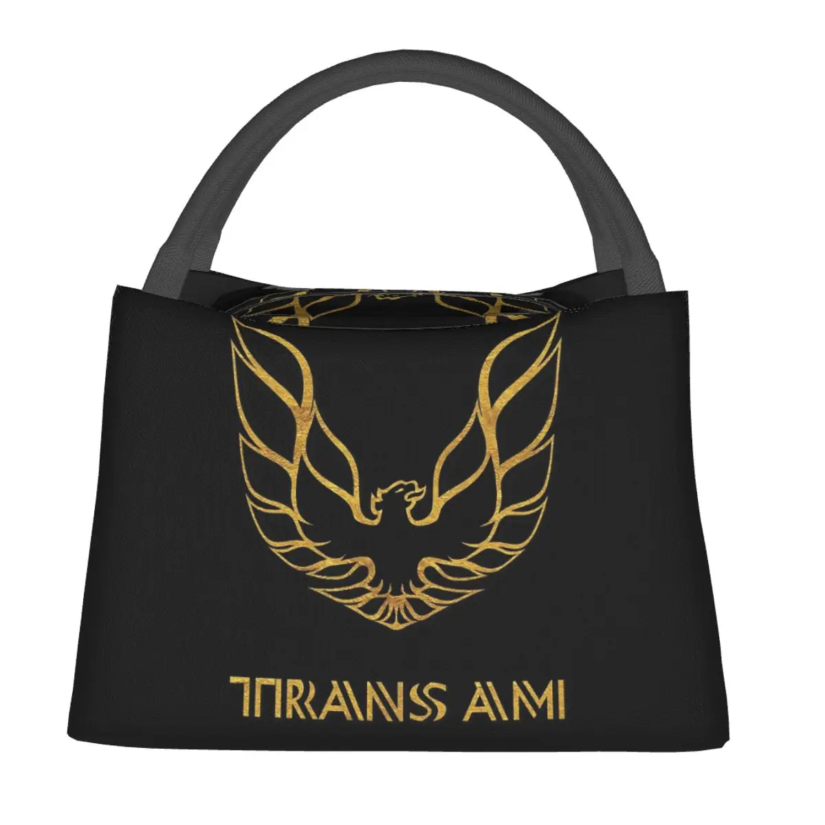 Pontiac Firebird Trans-Am Gold Lunchtaschen, isolierte Bento-Box, Lunchtasche, Picknicktaschen, Kühler, Thermotasche für Damen und Kinder