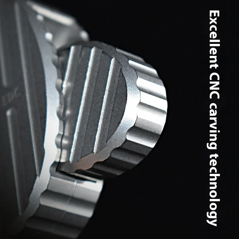 Piastra di spinta meccanica in lega di titanio Collegamento multi-dito Gioca con la punta delle dita EDC Agitarsi Giocattolo Giocattolo antistress Adulti Fidget Gadget