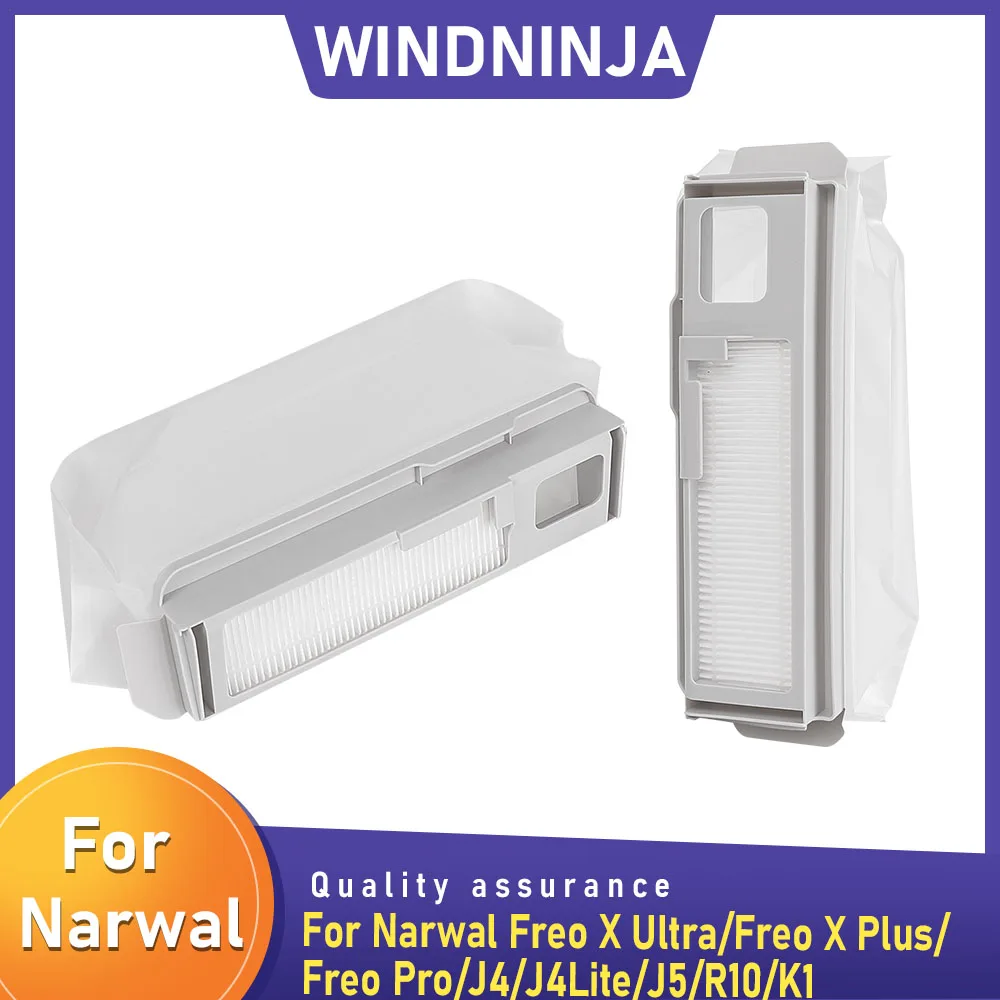 Dust Bags With Filter For Narwal Freo X Ultra/Freo X Plus/Freo Pro/J4/J4Lite/J5/R10/K1 Robot Vacuum Cleaner 1L Capacity Dust Bag
