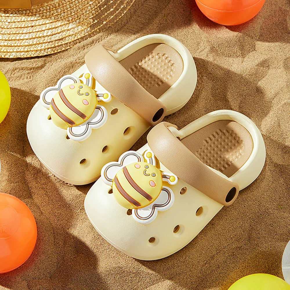 Boys Girls Slippers New Outdoor Children's Sandals Slippers Summer Anti-slip Princess Outer Girls Beach Shoes