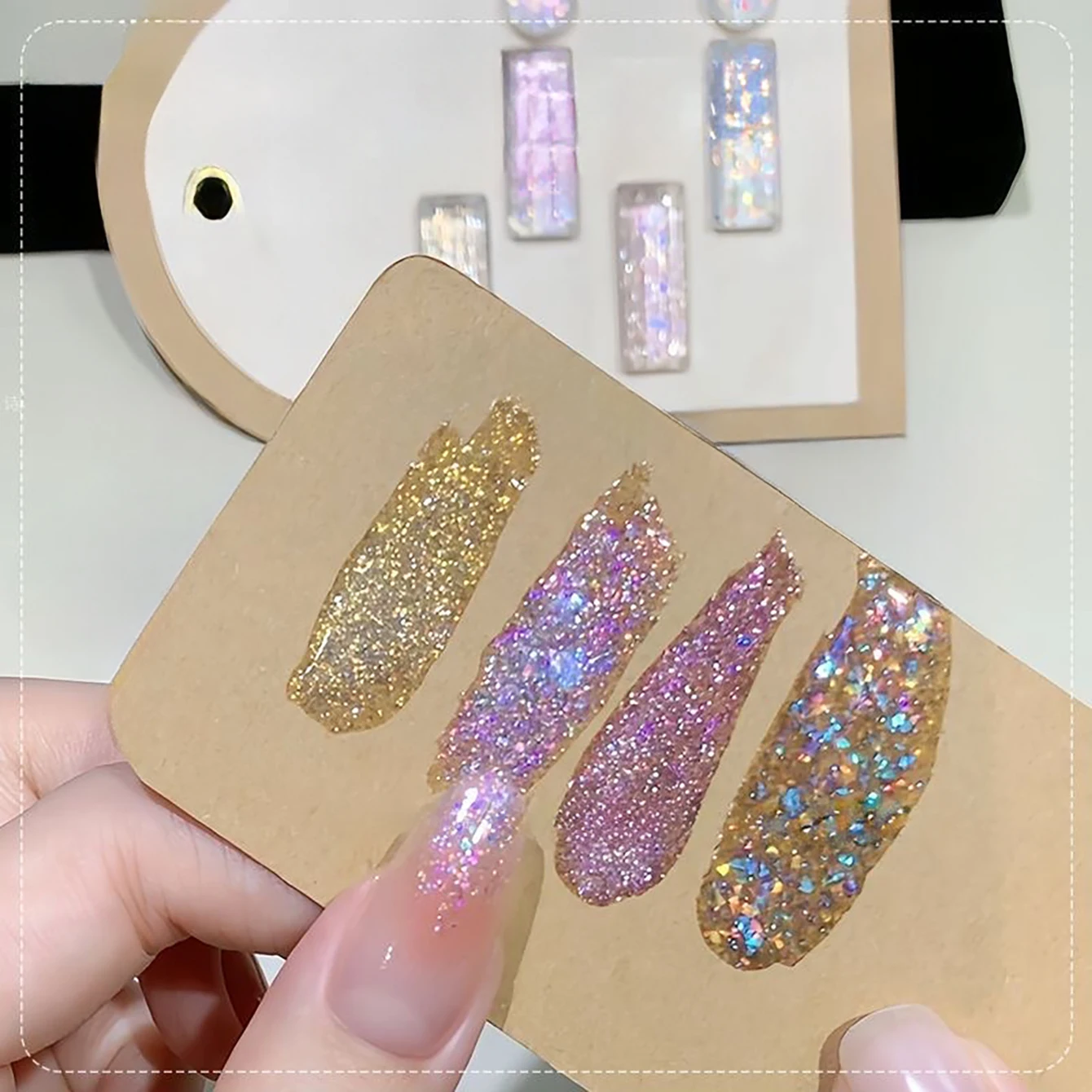 

1-12pcs WS Super Glitter Dream Fairy Sequin Gel Nail Polish New Whitening Fine Glitter Nail Salon Exclusive Essential Nail Art