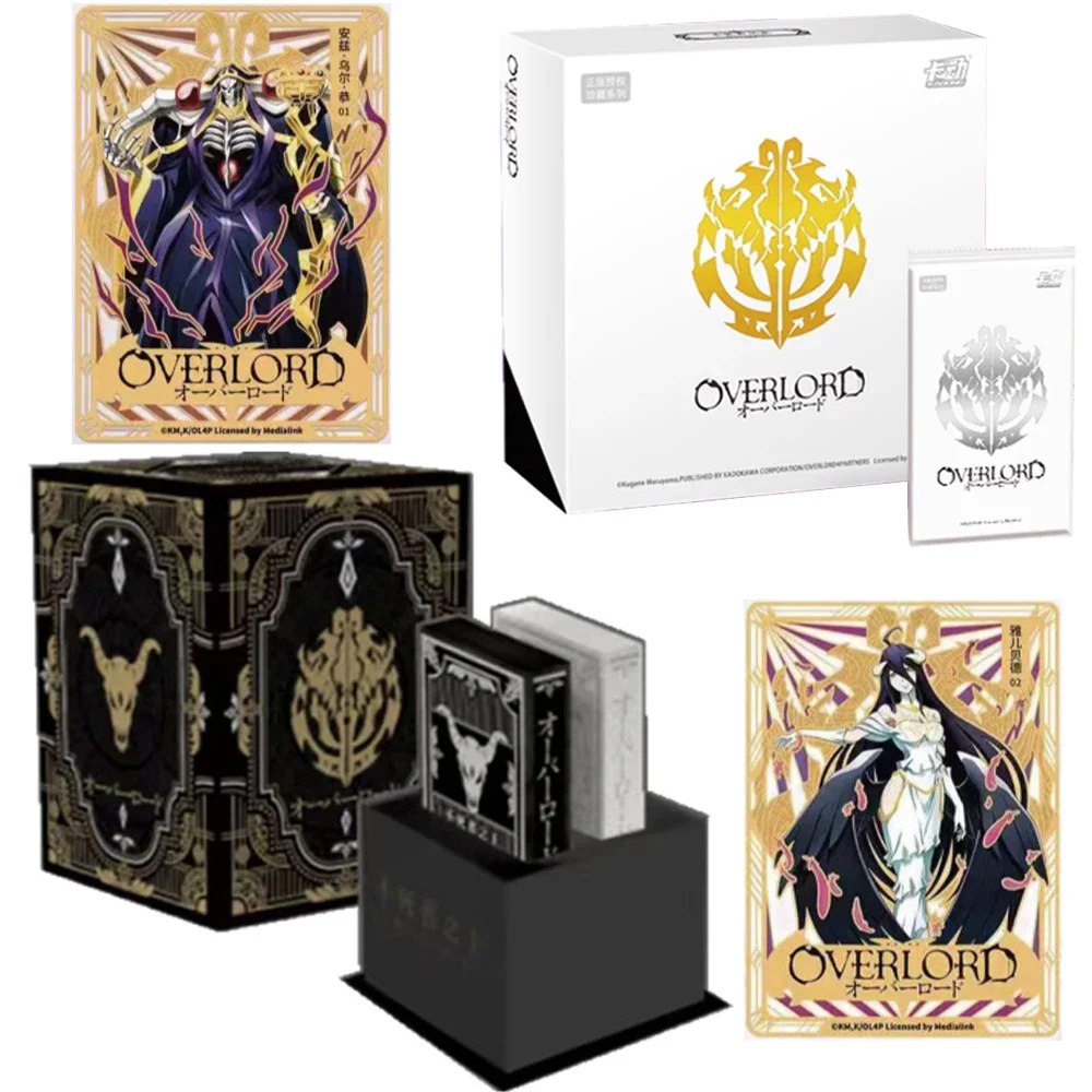 OVERLORD-Cartes de Collection Édition Deluxe Authentique, Échange Autorisé, Collection Limitée, Jouet Cadeau