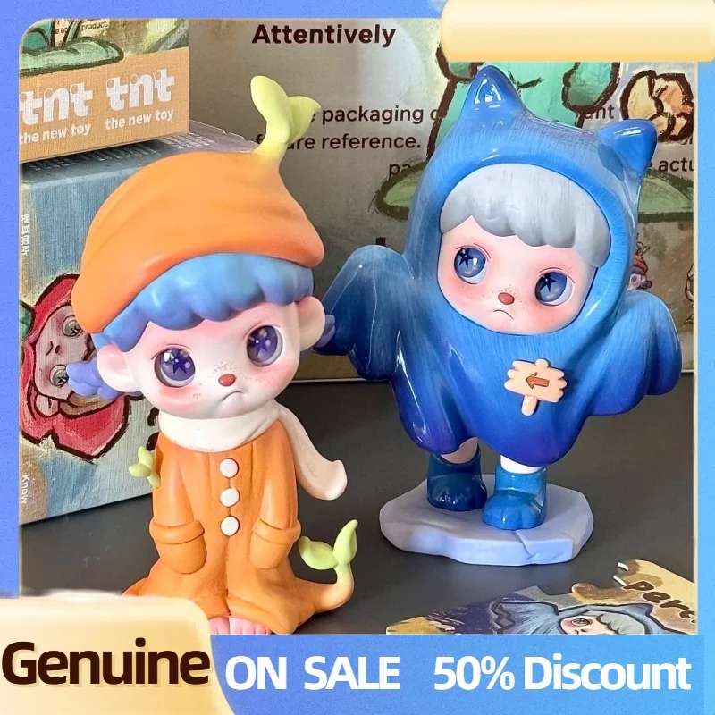 

Anmoo Listen Attentively Series Blind Box Kawaii Figurine Desk Decoration Collect Anime Model Doll Mystery Box Trendy Toys Gift