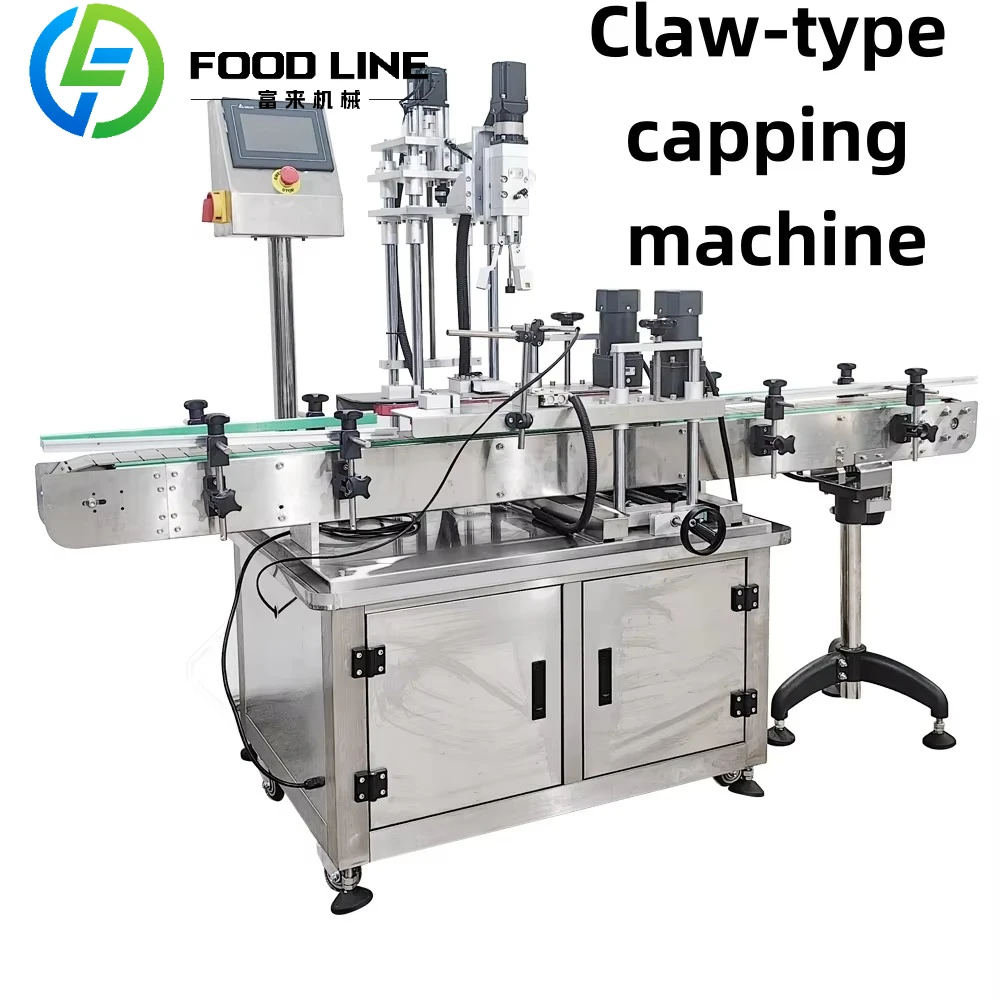 乳化液・ペースト状液体・果物・醤油工場向け全自動キャッピングマシン - 食品木製モーターポンプ（工場カスタマイズ対応）