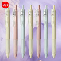 WQN-3/6/12PCS Morandi Neutral Gel Pen 0.35mm Tip Black Ink Business Signature Pen School and Writing Stationery Supplies