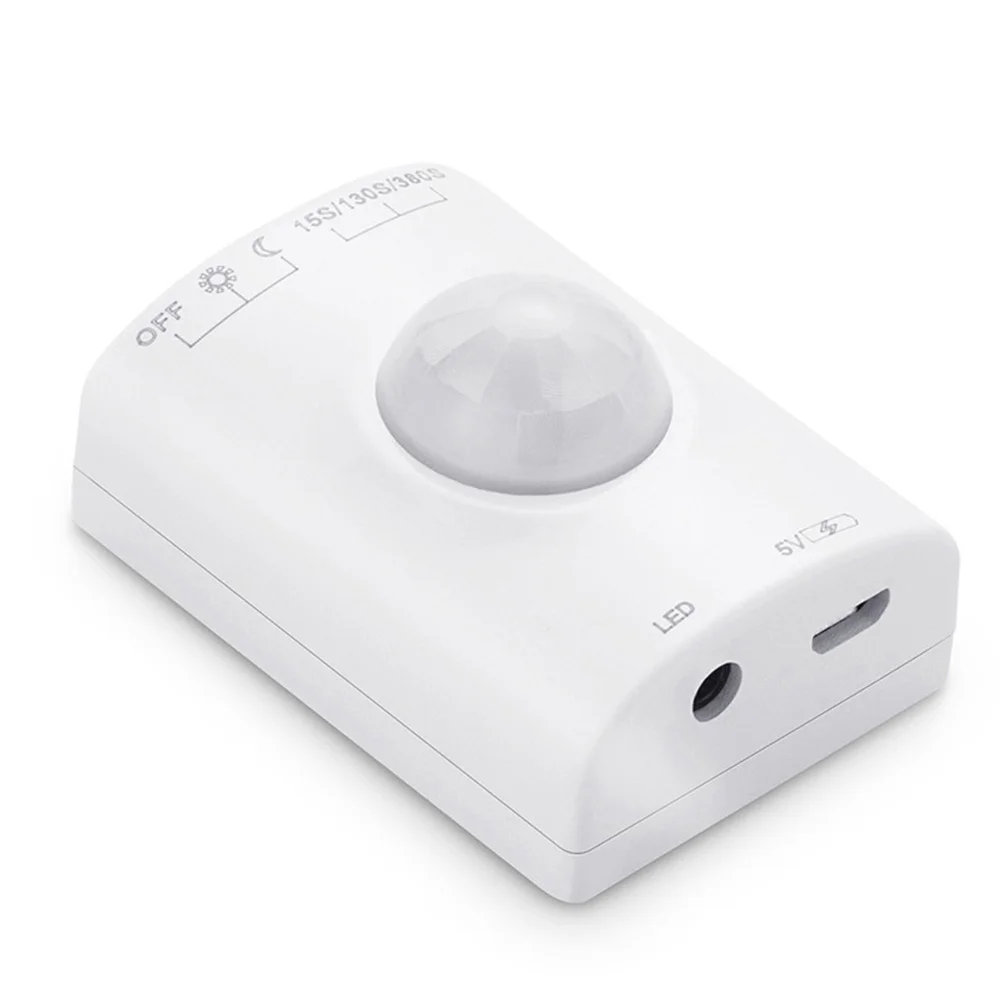 

3000K Warm White Led Strip Light Human Body Infrared Sensor For Cabinet Bedroom Decorative Waterproof Intelligent Lighting Rope