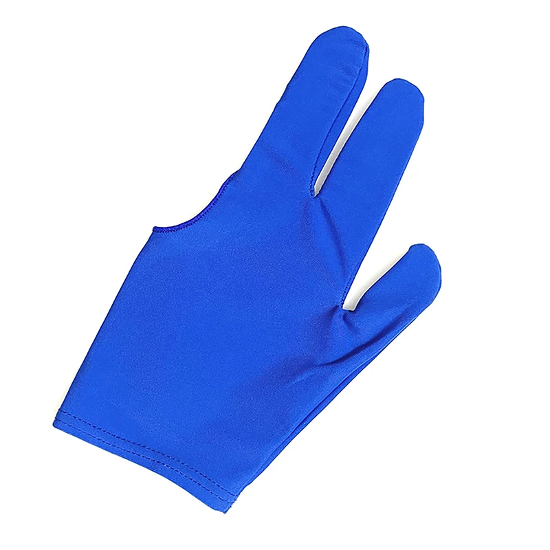 

Трехпальцевые левые перчатки среднего размера для бассейна, бильярда, гладкие принадлежности для бильярда, перчатки для снукера