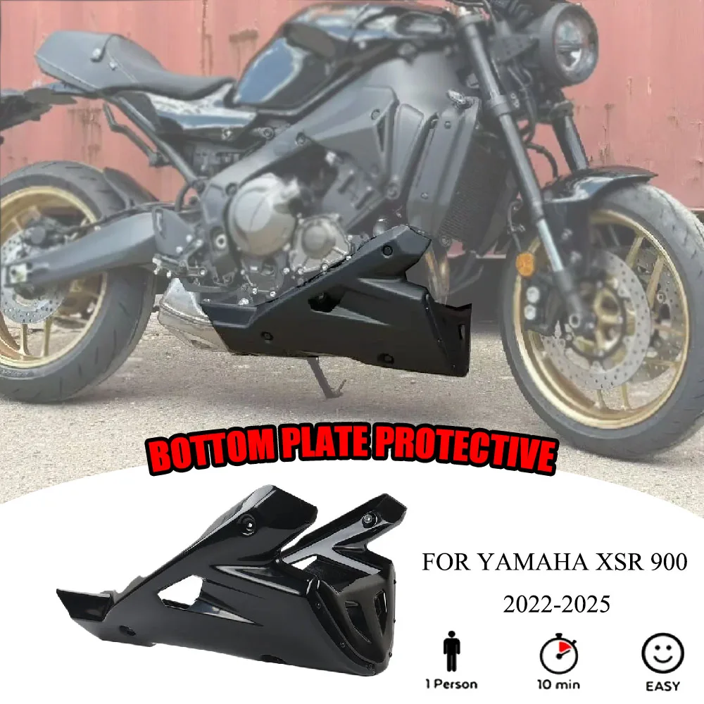 

For Yamaha XSR 900 2022-2025 Motorcycle Belly Pan No Paint Engine Chassis Spoiler Fairing Guard Cover ProtectorNew Style
