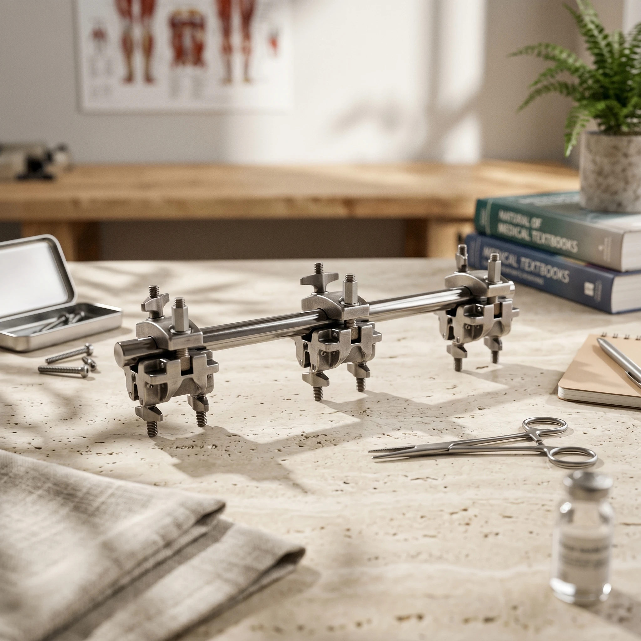 Drum Hardware Extension Bar Metal Construction 3 Clamp Drum Bar Percussion Hardware Clamp Threaded Screws Music Gear Compact