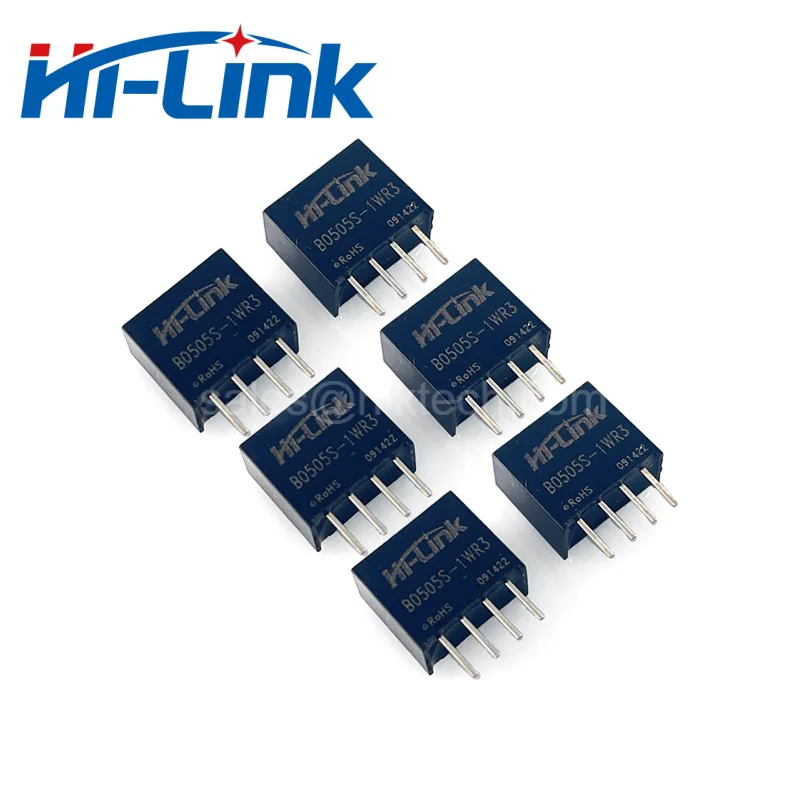 B0505S-1WR3 Hi-link, konverter modul daya Mini efek tinggi isolasi DC-DC 5V ke 5V 1W