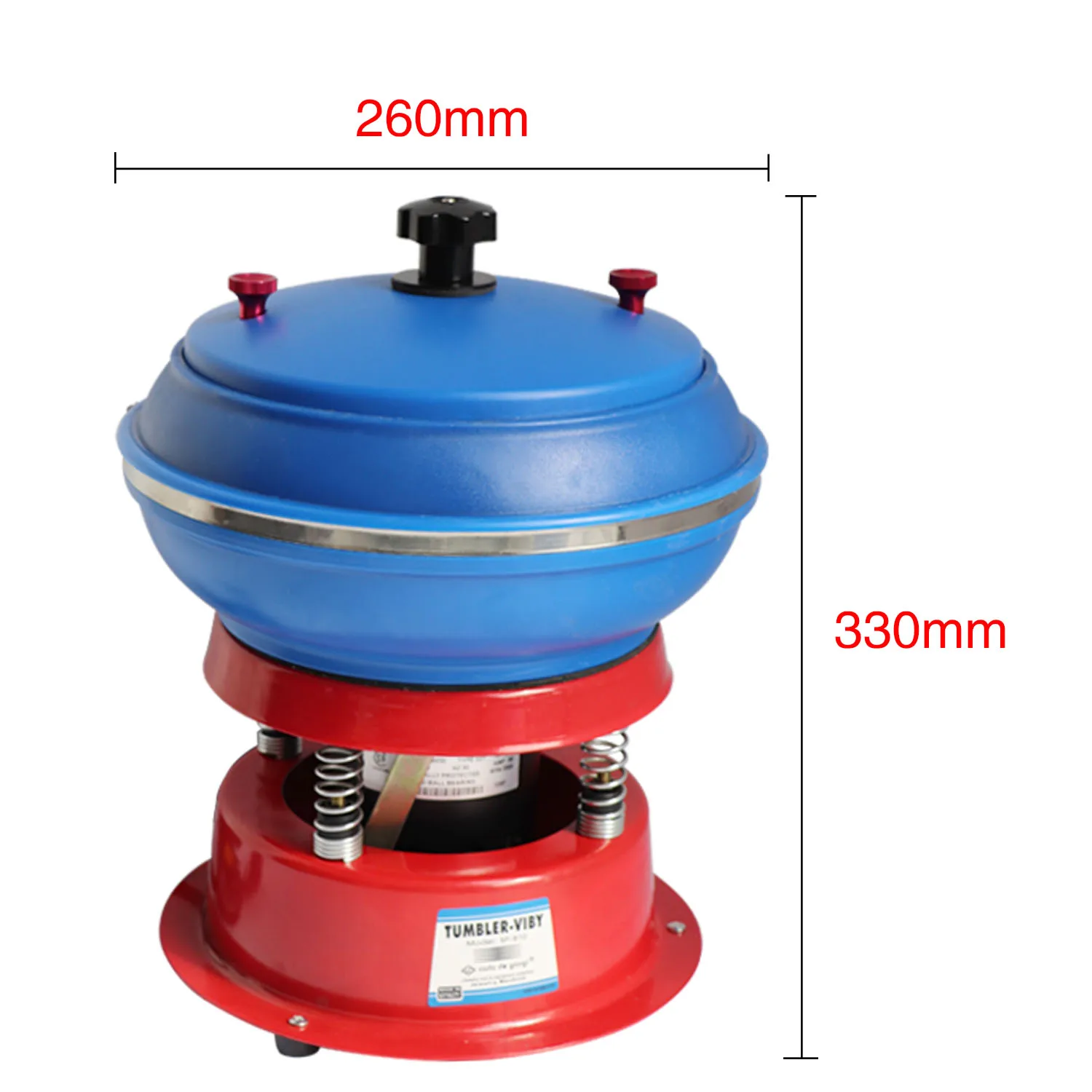 Vibrating Tumbler Polishing Machine for Metal Jade Agate Jewelry | Professional Jewelry Grinder and Polisher Tool