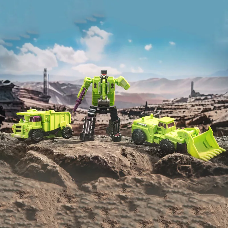 Transformando brinquedos estrela geral hercules st10 engenharia veículo escavadeira robô anime modelo figura de ação coleção presentes