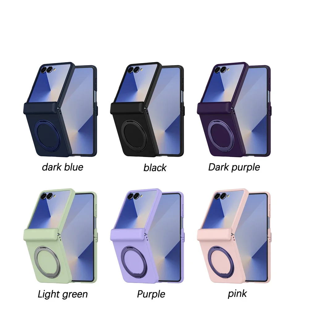 Magsafe対応 マグネット式 ヒンジ保護＆キックスタンド付き Samsung Galaxy Z Flip 7 6 5 4 3 Flip7 Flip6 Flip5 Flip4 5G用 スマホケース