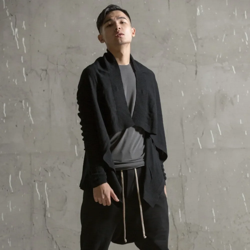 

NIGO Men's Women's Spring And Autumn Dark Style Thin Sweater Hip Hop Street High Street Trend Knitted Cardigan FHDX #NGTOP11168