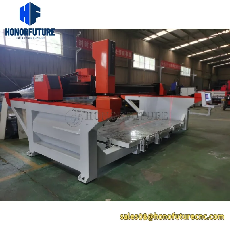 High Precision 4+1 Axis CNC Bridge Saw Stone Cutting Machine Motor Bearing Gear PLC Engine Granite Marble Slab Cutting Tools view 4