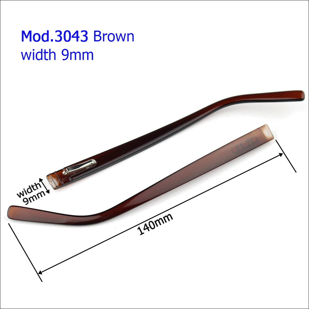 20pcs(10pairs) PC Sping Glasses Eyeglasses Temple Plastic Leg Tip Optical Frame Eyewear Repairing Parts Black Brown