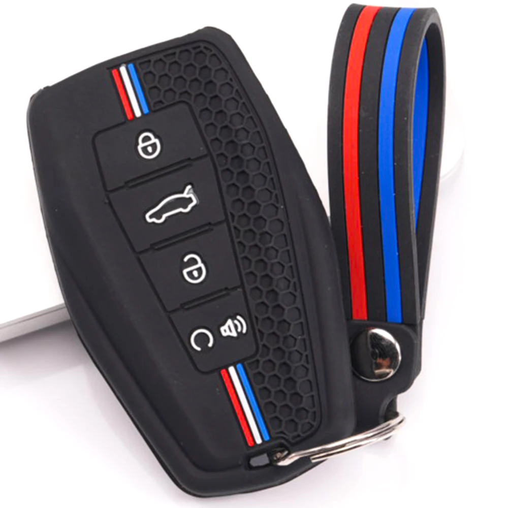 Key Fob Case With Lanyard For Geely Coolray Emgrand GT GS S Monjaro Atlas Pro Azkarra Okavango Tugella Atlas GL Binray Jiaji