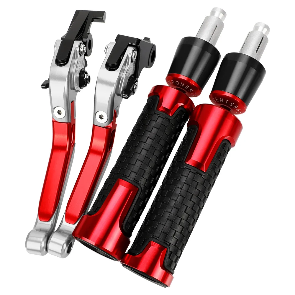 

800SS NEW Motorcycle Aluminum Adjustable Extendable Foldable Brake Clutch Levers Handlebar Hand Grips ends For DUCATI 800SS 2003