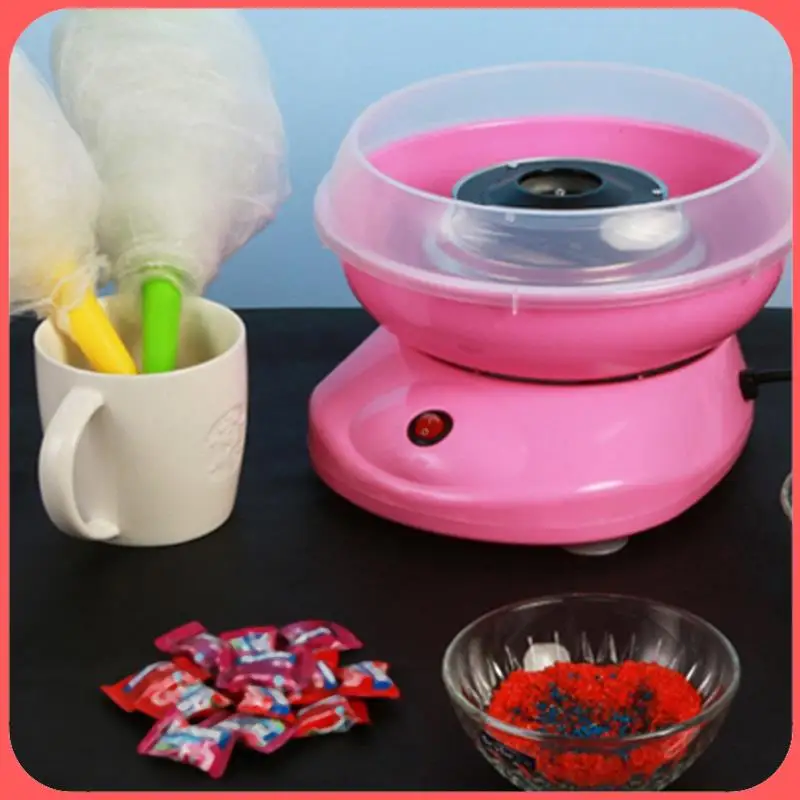 

AA89-Electric DIY Sweet Cotton Candy Maker Marshmallow Machine MINI Portable Cotton Sugar Floss Machine EU Plug