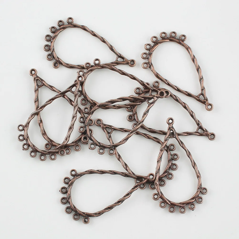 

50 Pcs Necklace Charms Cutout Pendant Girls Jewelry Diy Earring Supplies Bracelet Dangle Earrings Making Pendants Child