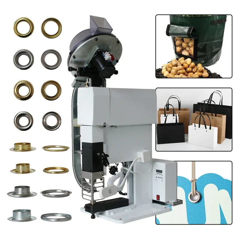 Awning/Shade Net Semi-Automatic Metal Eyelet Grommet Fixing Punching Machine