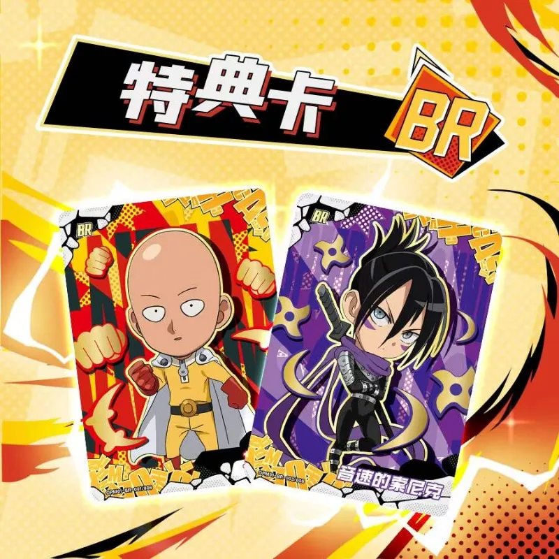 KAYOU New Original One Punch Man Card Hero Namebook Serious Version BP Saitama Genos Anime Battle Collection Cards Kids Toy Gift