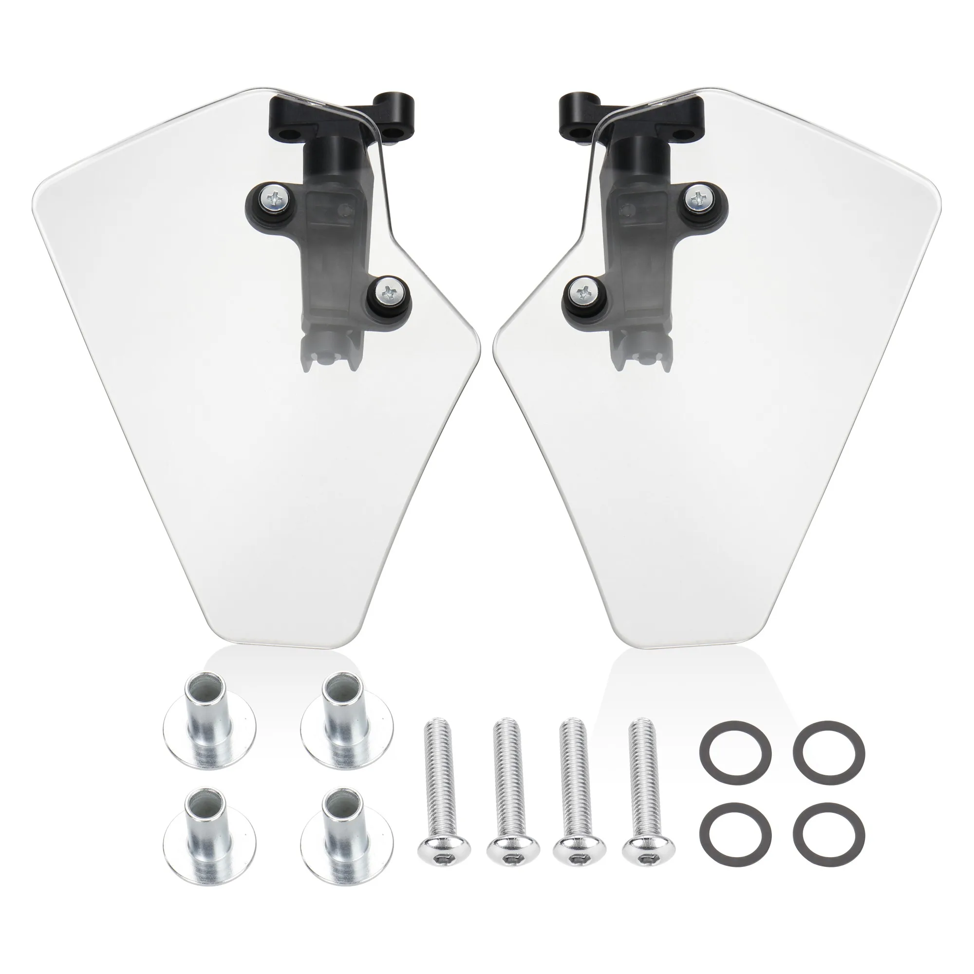 Upper Air Windshild Deflectors with Mounting Hardware Kit for Honda Goldwing GL1800 2018-2023