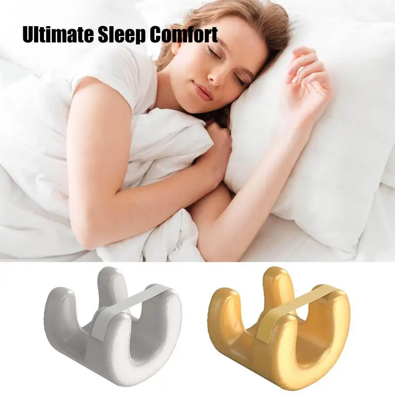 Face Up Pillow Foam Beauty Pillow Ergonomic Massage Pillow Maintaining Soft Breathable Cervical Neck Support Sleeping Pillow For