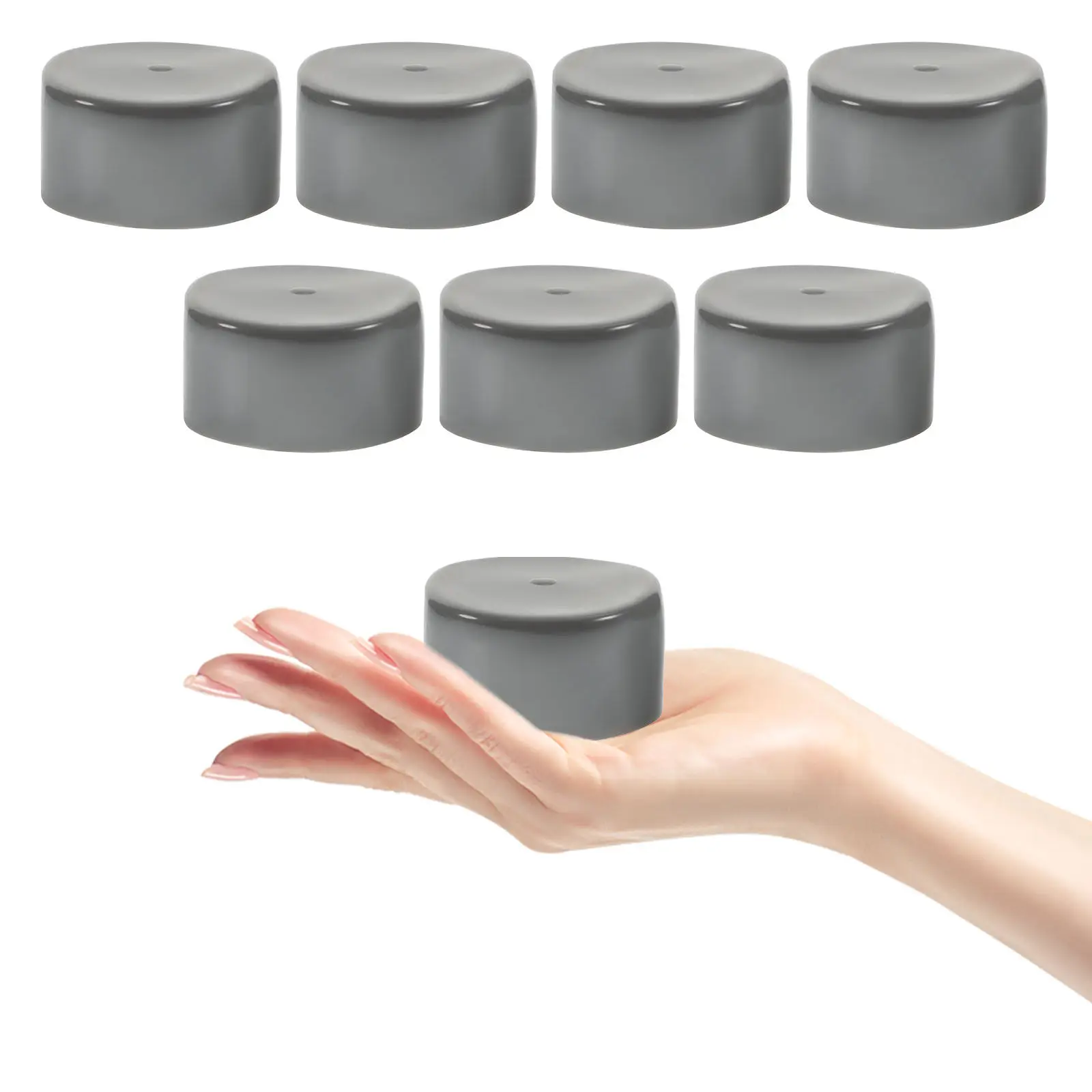 

8 шт. резиновых пылезащитных колпачков для подшипников прицепов, износостойкие уплотнители для защиты ступиц колес, колпачки для подшипников прицепов