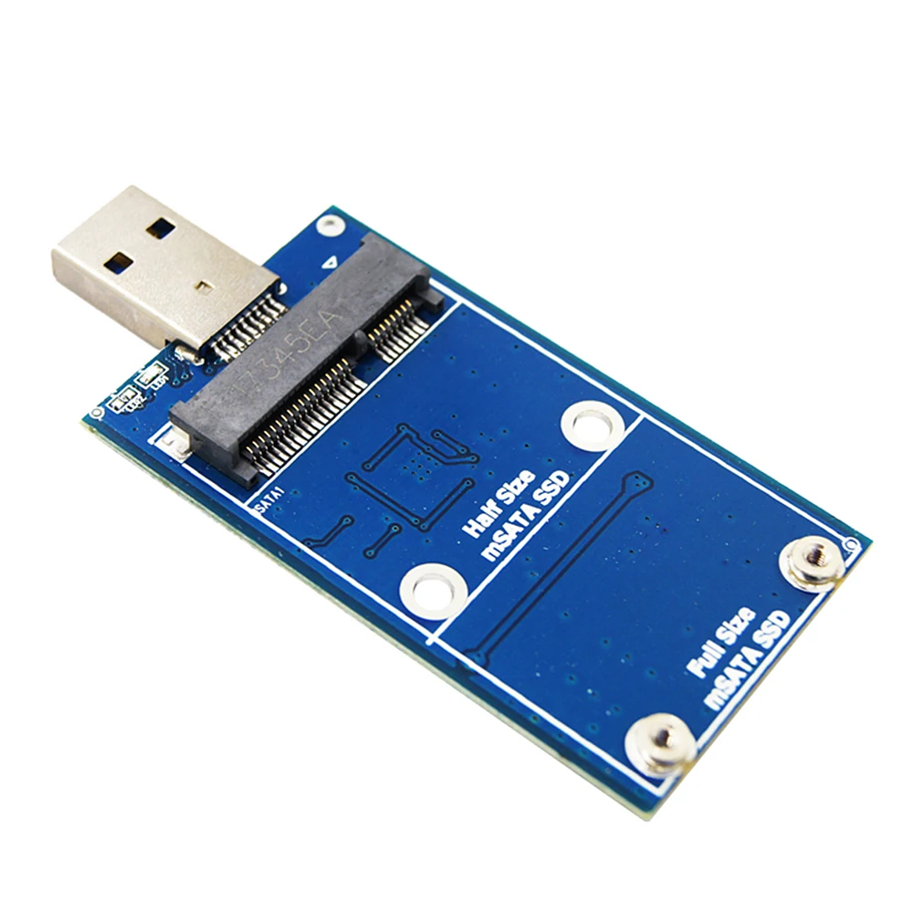 

Mini SSD MSATA To USB 3.0 Hard Drive Case Wireless MSATA To USB 3.0 Hard Disk Box PCI-E Supports 30*30/50 SSD