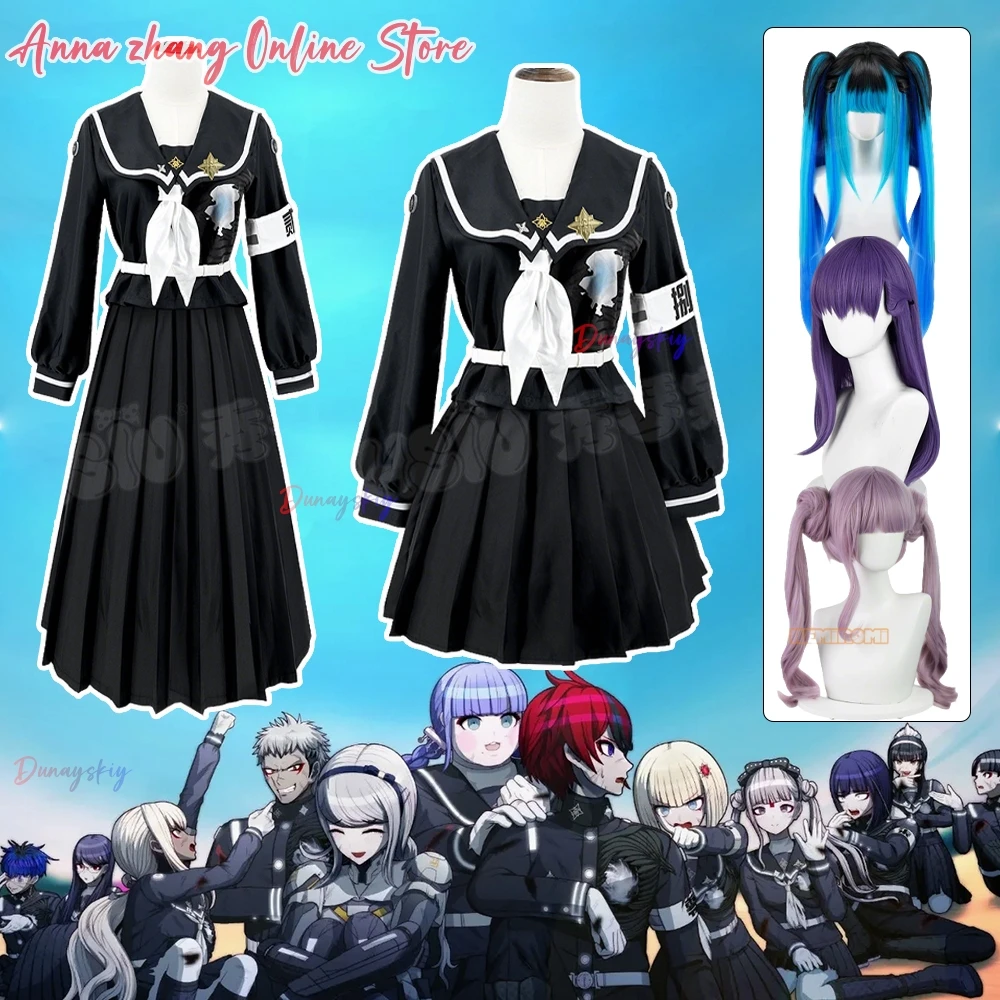 

The Hundred Line -Amemiya Darumi Cosplay 코스프레 의상 jiakei Dresses High School Uniforms Anime Carnival Party Role-play Suits じらいけい