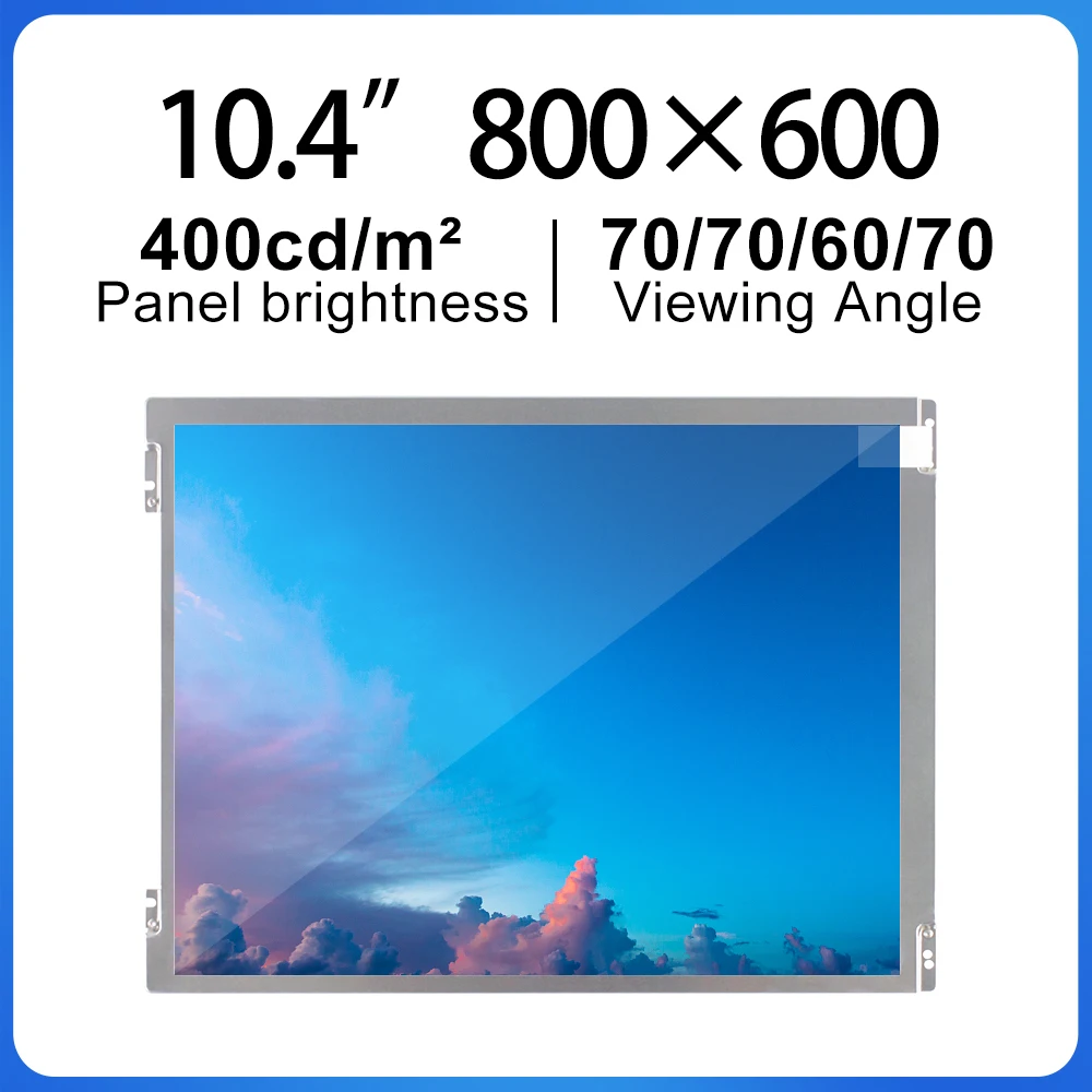 

Tianma TM104SDH01 10.4 Inch LCD screen For Industrial Field 800×600 SRGB LCM Module 20 Pins Hard Coating