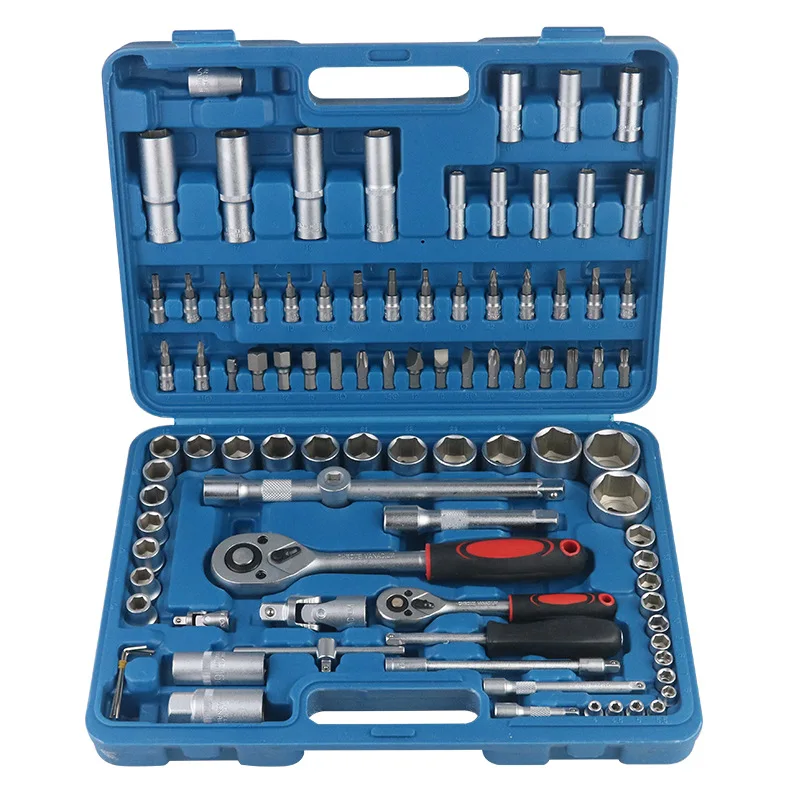 

94pcs Ratchet Wrench Set Kit Sleeve for Car Motorcycle Bicycle Repair Tools Combination Wrench Socket Spanner Auto Parts Tools