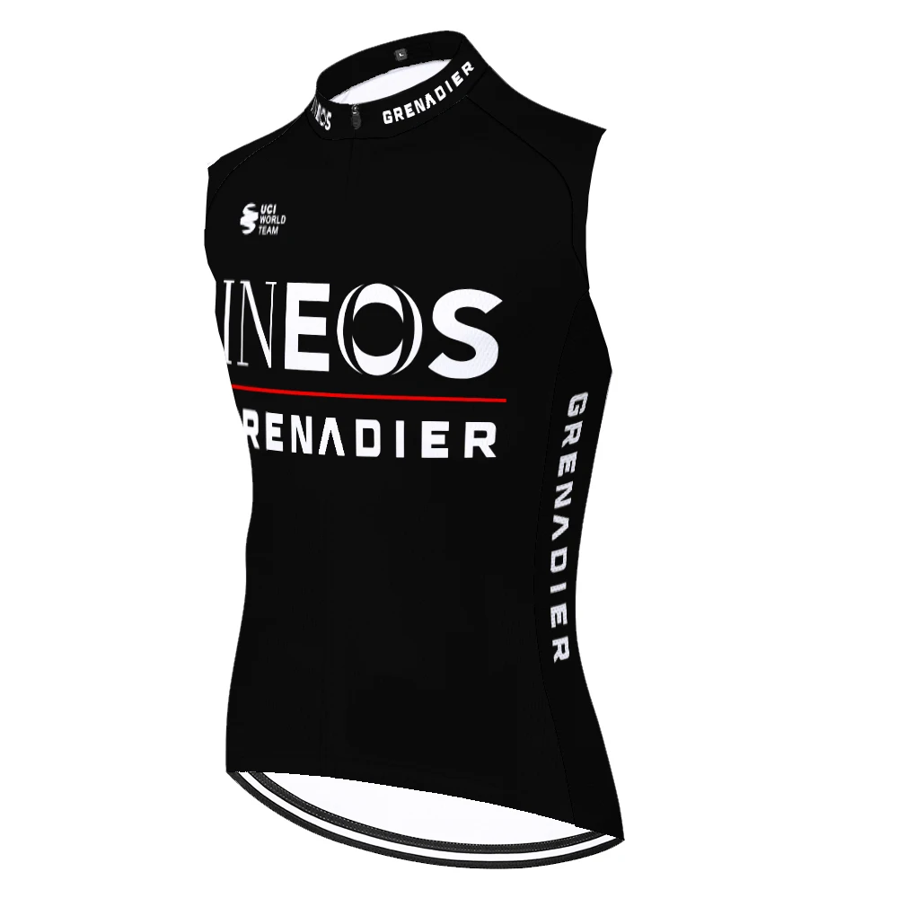 MOVISTAR 2026 INEOS GRENADIER Kein winddichtes ärmelloses Radtrikot Fahrradbekleidung Radsportbekleidung Herren Ciclismo Maillot Cyclisme Proteam 3