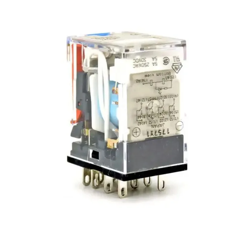 Original MY4IN DC24V 14-pin 24VDC electromagnetic intermediate relay DC24V MY4IN