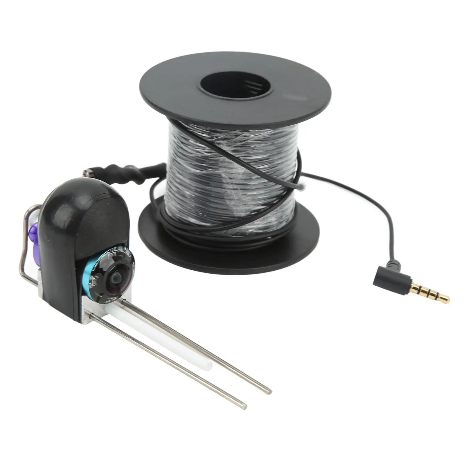

Underwater Fishing Camera Professional 195 Degree Wide Angle Fish Finder Camera Aluminium Alloy CVBS Format with Fishing Line