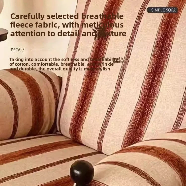 Nordic single leisure chair, French retro designer armchair, with living room iron backrest, retro comfortable seat