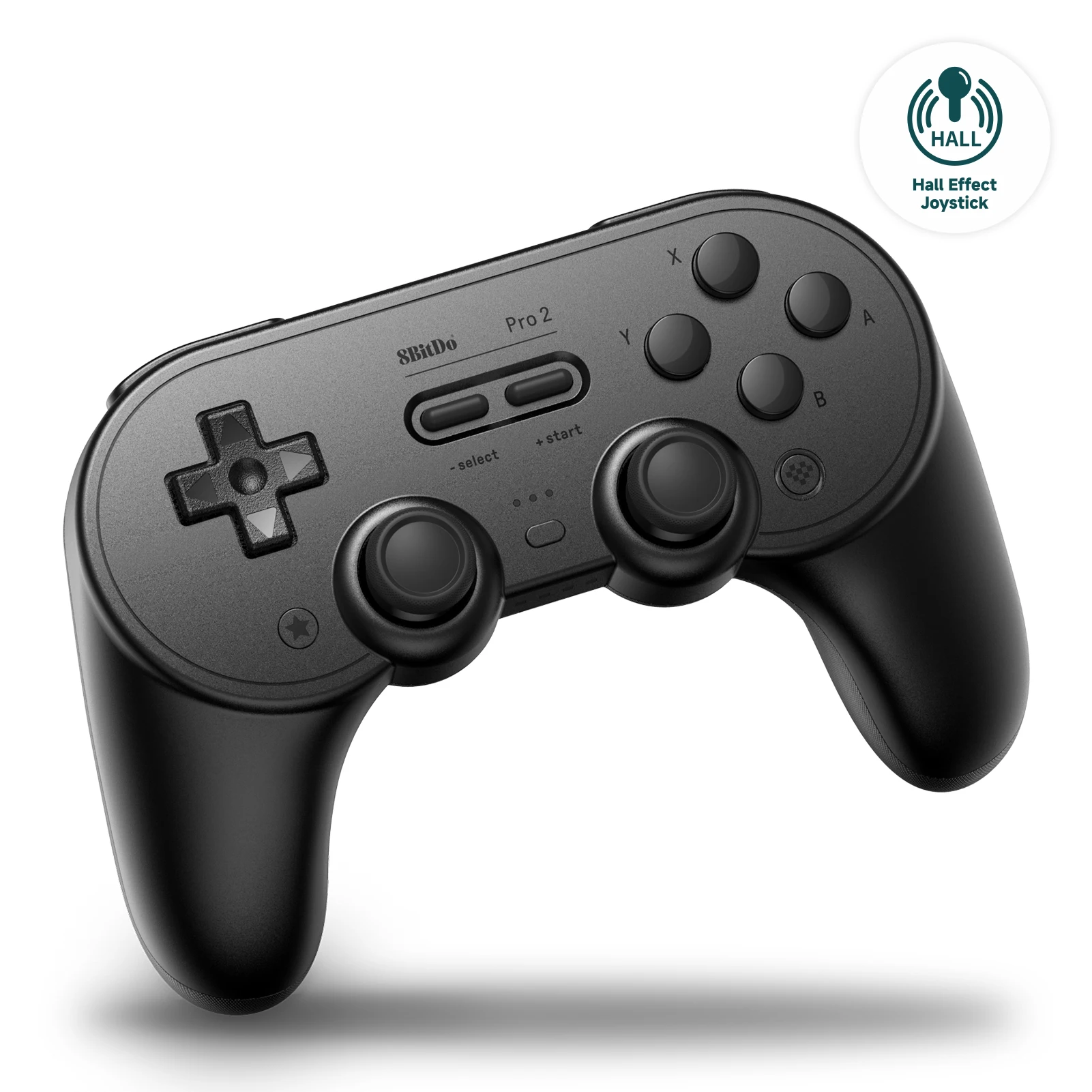 8Bitdo NEW Pro 2 블루투스 게임 패드 홀 효과 조이스틱 Nintendo Switch PC macOS Android Steam Raspberry Pi 게임 컨트롤러