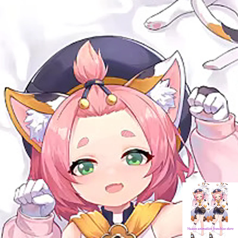 

Anime Dakimakura Pillow Diona 2-Side Print Pillowcase Hugging Body Cushion Cover Otaku Waifuristmas Decoration 2023
