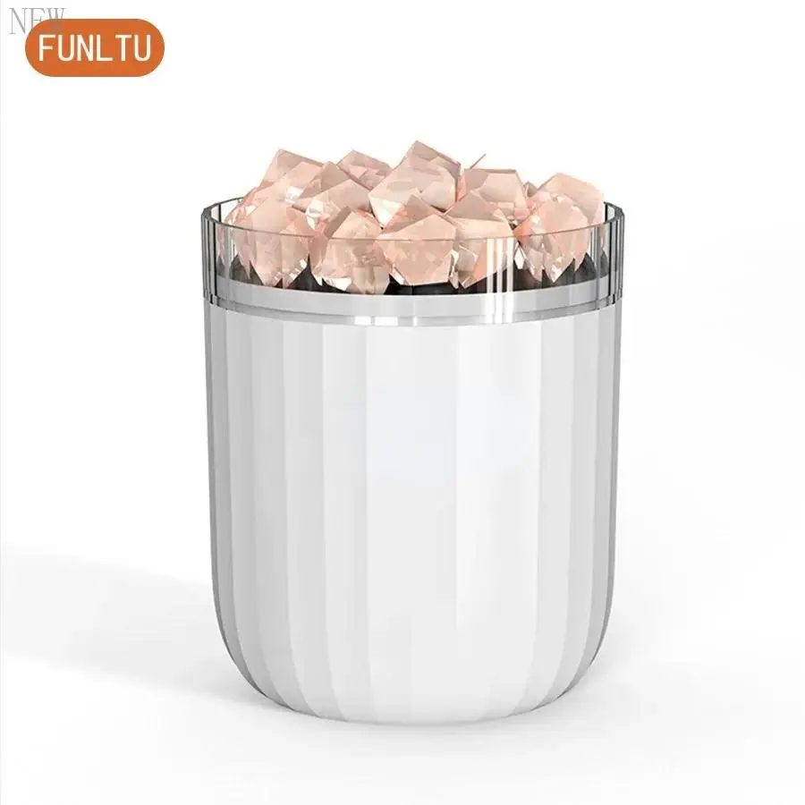 

NEW For salt stone aromatherapy oil salt lamp humidifier household desktop air humidification crystal salt stone aromatherapy ma