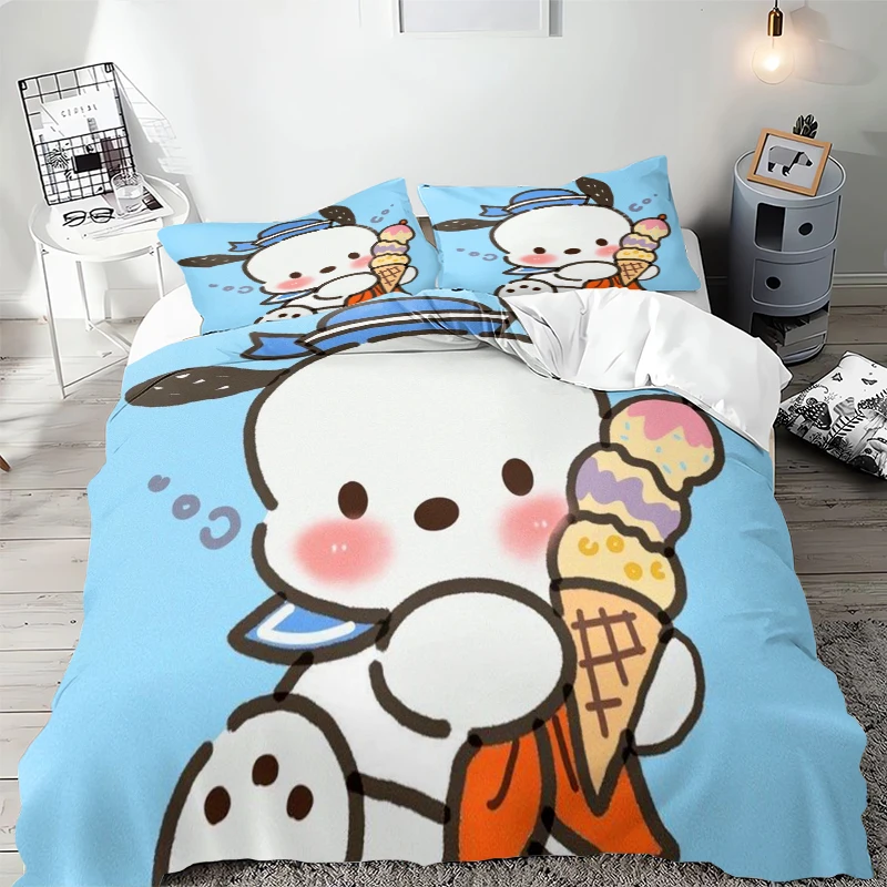 

Pochacco Duvet Cover Warm and Comfortable Microfiber Room Bedroom Decoration Special Cartoon Anime Character 3d Printing