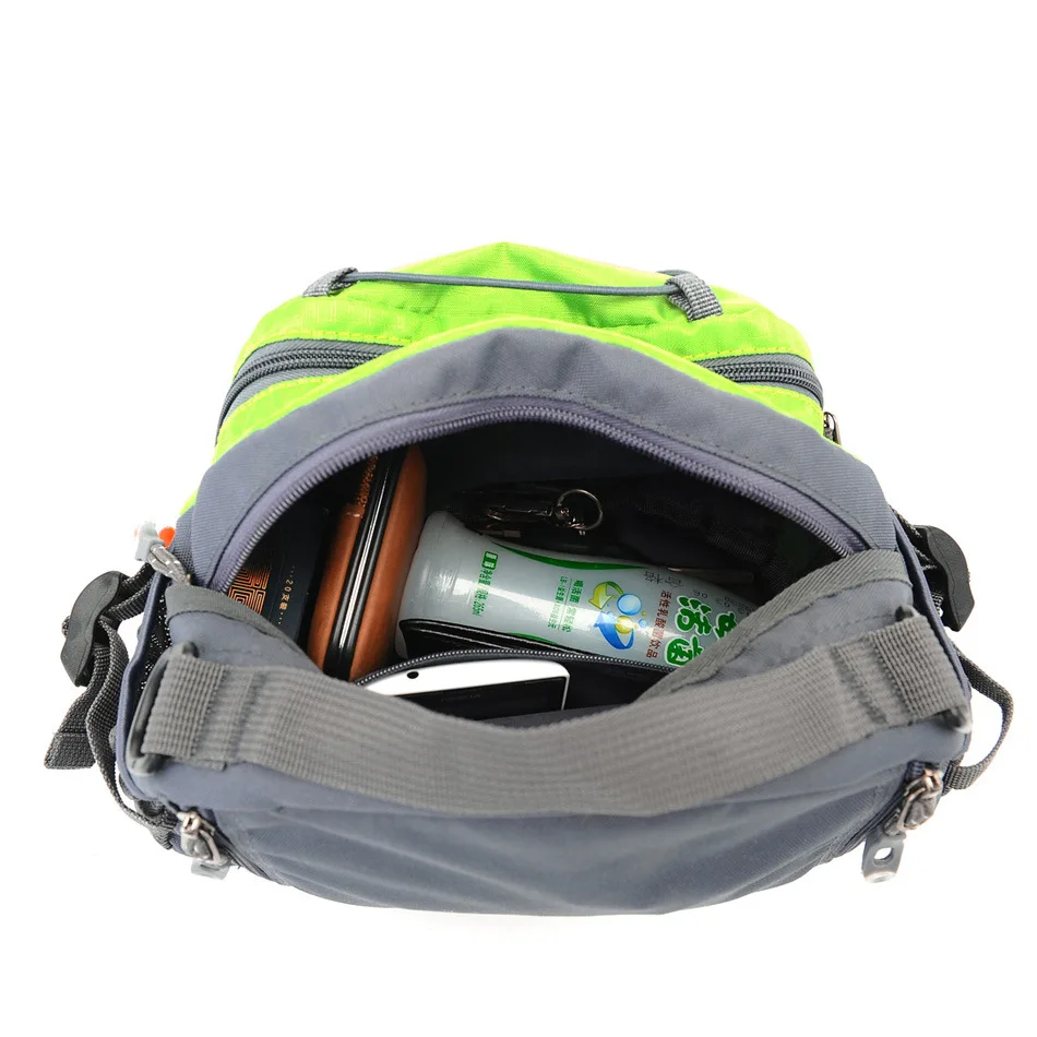 Multifunctional Wterproof Nylon Shoulder Bag Outdoor Climbing Running Cycling Hiking Camping Daypack Sport Fitness Waist Pack