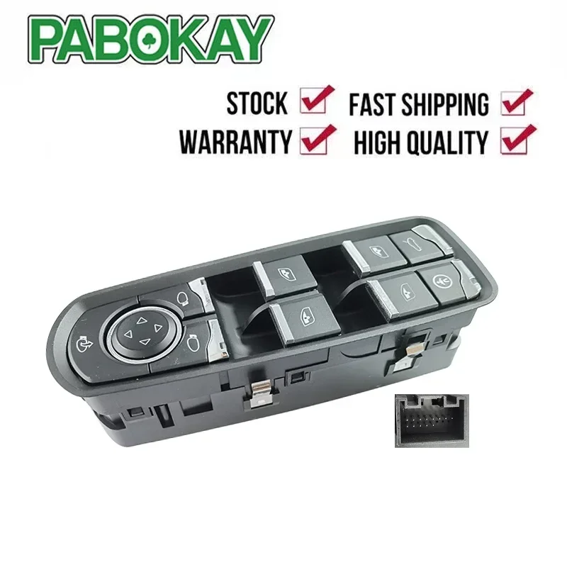 Bouton de commutation de commande de fenêtre électrique principale de passager, pour PORSCHE MACAN Panamera Cayenne 2009 – 2017 7PP959858R