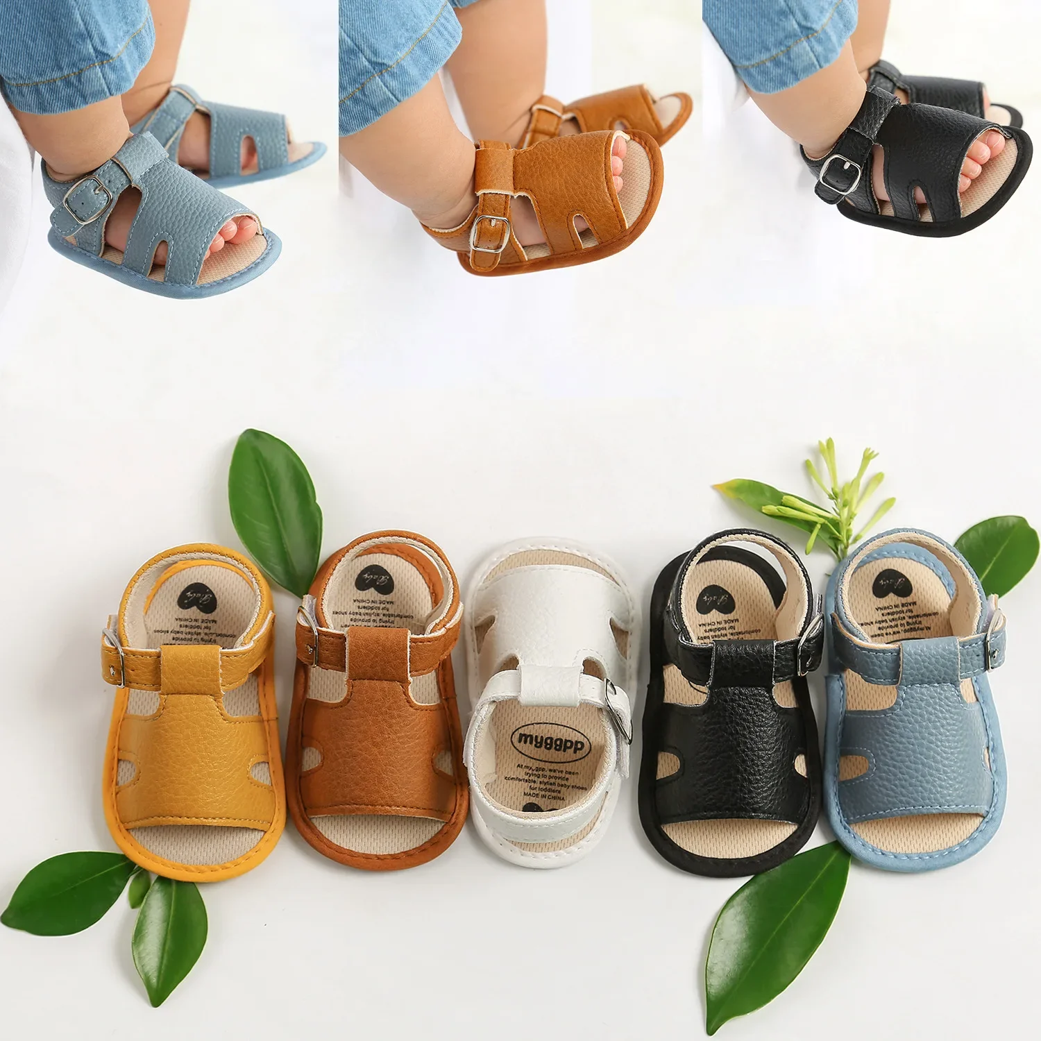 

Fashion Summer Baby Girls Boys Sandals Newborn Infant Shoes Casual Soft Bottom Non-Slip Breathable Shoes Pre Walker