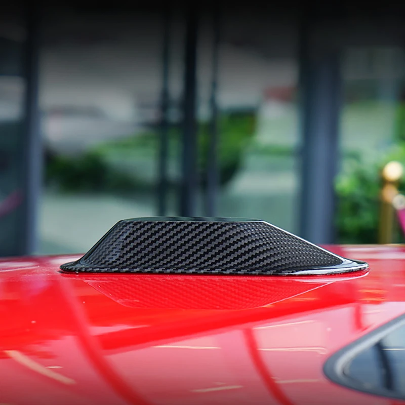 

Carbon Fiber Car Shark Fin Antenna Cover Protective Shell For BMW Mini Cooper S E SE J01 EV J05 Aceman 2024 2025 New Energy